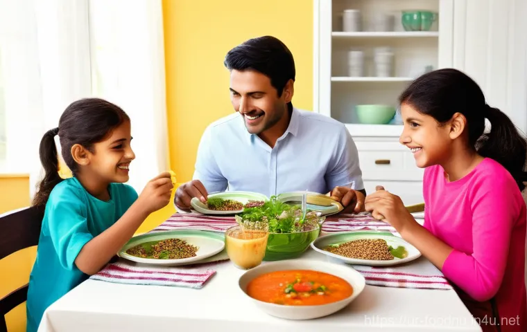 오메가3와 오메가6의 균형 - **Prompt 1: A Vibrant, Healthy Lifestyle Through Balanced Nutrition**
"A cheerful and energetic ...